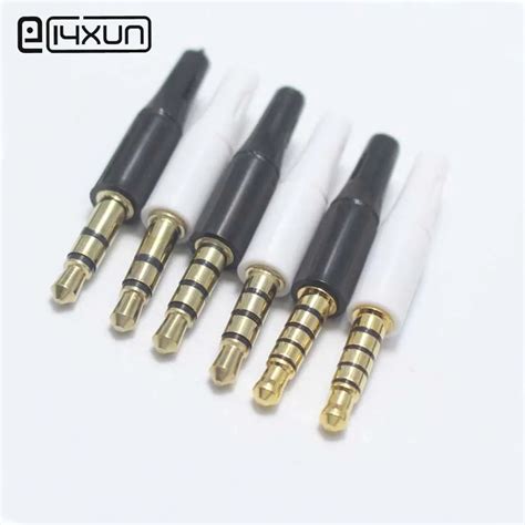 Conector de audio para auriculares estéreo 3 5mm 3 polos 4 polos 5