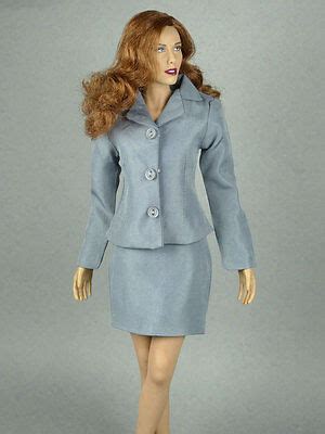 Scale Phicen Tbleague Hot Toys Nt Female Secretary Silver Gray Suit