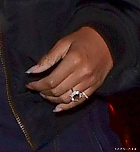 Rihanna Wearing Diamond Ring | POPSUGAR Fashion