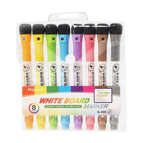 2024 New Model Brush Colored Whiteboard Pens Whiteboard Marker Tools