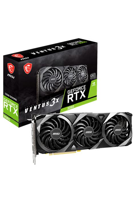 Msi Geforce Rtx 3060 Ventus 3x 12g Oc 12gb Gddr6 192bit Dx12 Gaming Oyuncu Ekran Kartı Fiyatı