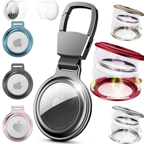 Держатель для Airtag, металлический защитный рукав-алюминиевая крышка ...