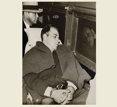 1934 John Dillinger Captured PHOTO Gangster Going to Jail, Prohibition | eBay