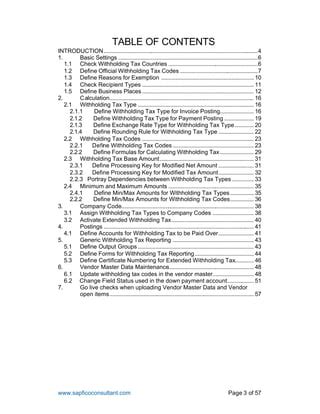 extended withholding tax configuration