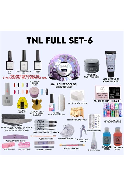 tnl professional full set-6 ...gala smart lara Fiyatı, Yorumları - Trendyol