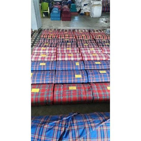 M Fabrics Checked Cotton Gamcha Dobby Fabric GSM 100 150 GSM At Rs 80