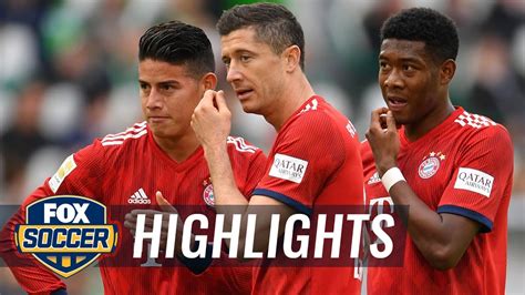 VfL Wolfsburg Vs Bayern Munich 2018 19 Bundesliga Highlights YouTube