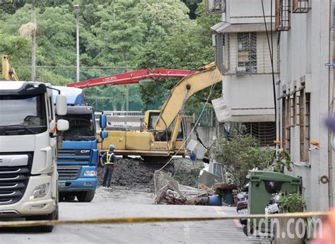 影／大直民宅坍塌 蔣萬安：全面清查 未安全前不得開工 大直民宅塌陷 社會 聯合新聞網