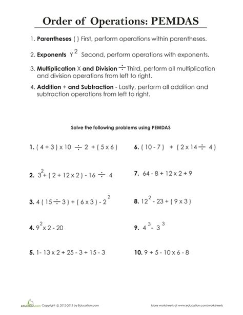 Numerical Expressions Ms Roys Grade 7 Math