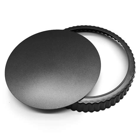 Nonstick Heavy Duty Tart Pan With Removable Bottom, Removable Loose Bottom Quiche Pans, Pie Pan ...