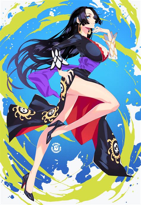 boa hancock (one piece and 1 more) drawn by atomicmrshmallw | Danbooru