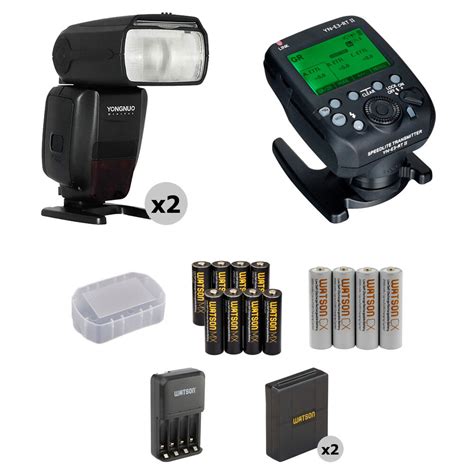 Yongnuo Speedlite YN600EX RT II Wireless Flash Kit For Canon