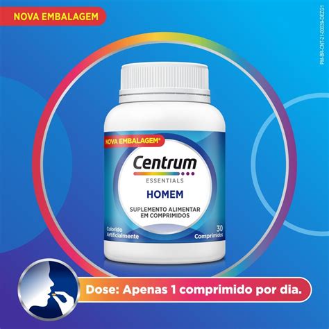 Centrum Essentials Homem Suplemento Alimentar De A A Zinco