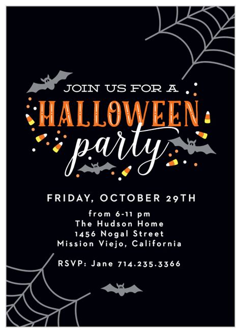 Halloween Party Invitations | Customize Yours Instantly Online