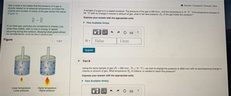 Solved Ravi Constants Periodic Table Gay Lussac W States Chegg