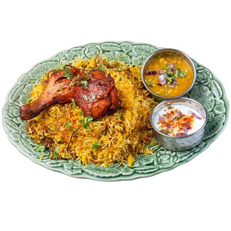 Jumbo Biryani With Raita And Dal Mini Nepal