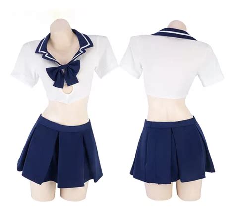 Lingerie Feminina Uniforme Estudantil Roleplay Frete Gr Tis