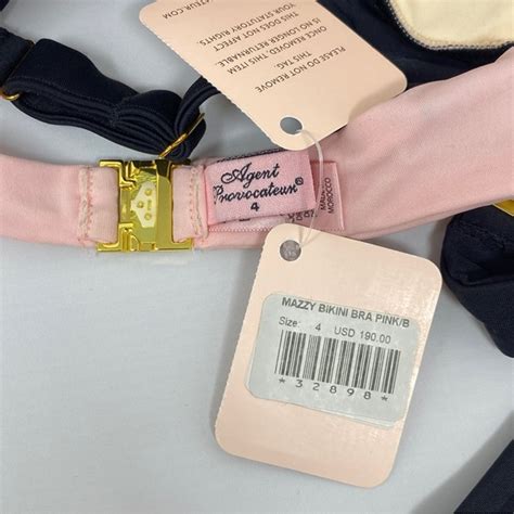 Agent Provocateur Swim Agent Provocateur Mazzy Pink Black Bikini Set Nwt Sale Poshmark