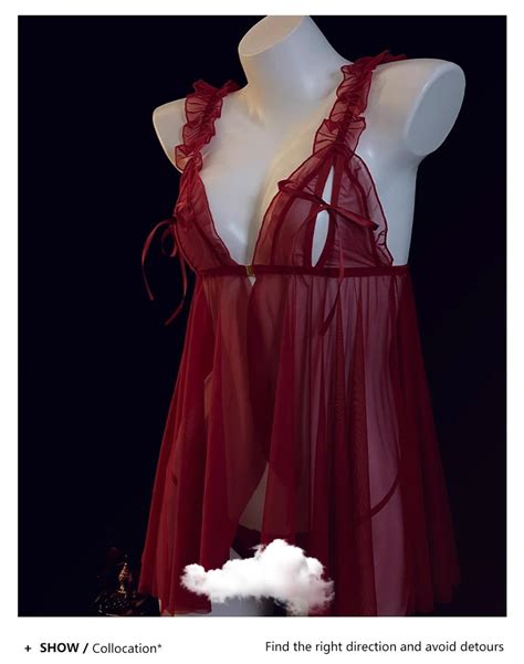 Plus Size Sexy Nightdress Lingerie Sleepwear Nightwear Baju Tidur Seksi Malam Pertama 大码诱惑性感睡裙