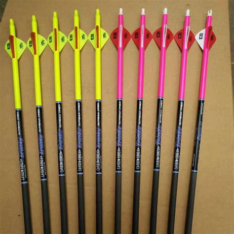 Carbon Archery Bow Carbon Arrow Shaft Crossbow Arrow Straightness 0 001