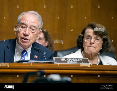 United States Senator Charles Grassley Republican Of Iowa Chairman Us Senate Committee On