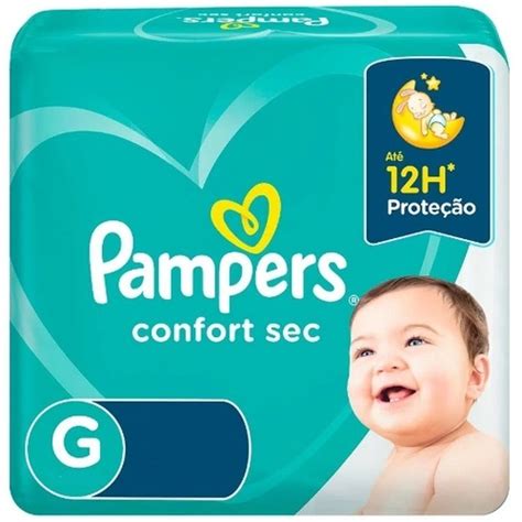 Ofertas De Fralda Pampers Confort Sec G Pacote Com 70 Unidades Cr