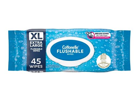 Cottonelle Xl Flushable Wet Wipes 45 Count Ingredients And Reviews