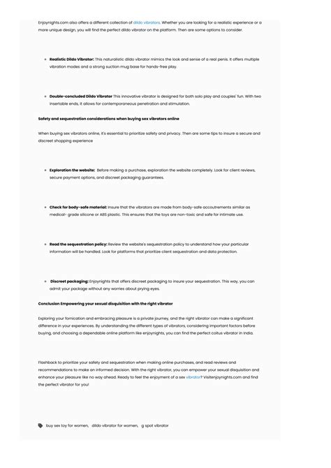 PPT Where Can I Find Sex Vibrators In India PowerPoint Presentation