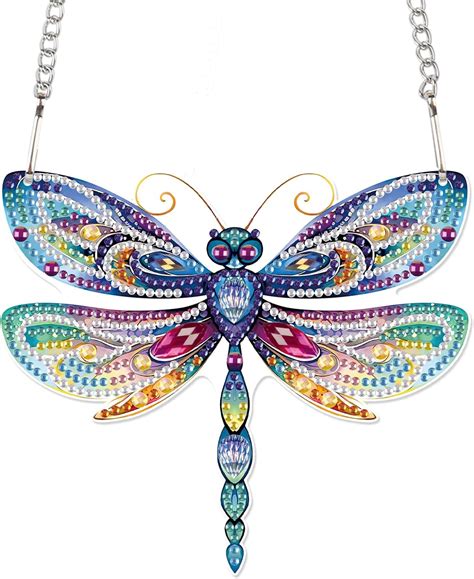 Aiyuanzsh Animal Dragonfly Diamond Painting Kit Ornament