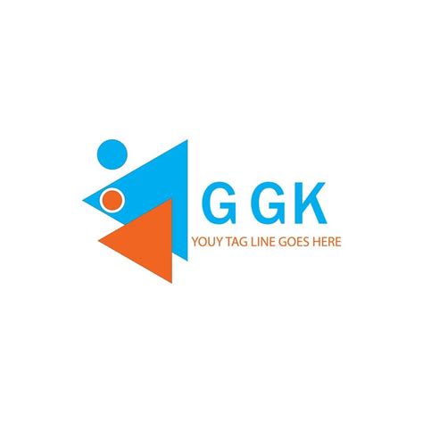 Ggk Letter Logo Creative Design With Vector Graphic 7927037 Vector Art