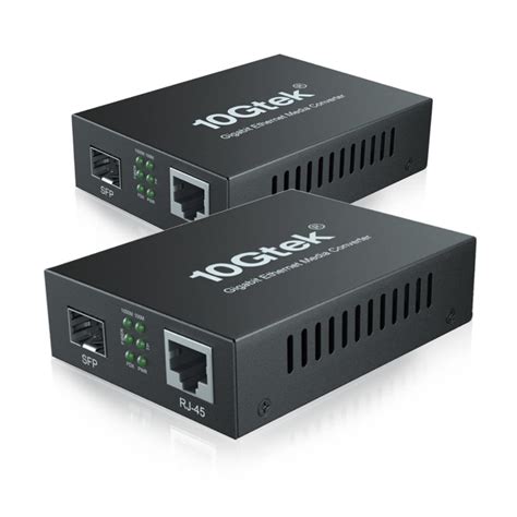 Getuscart Pack G Gigabit Sfp To Rj Fiber To Ethernet Media