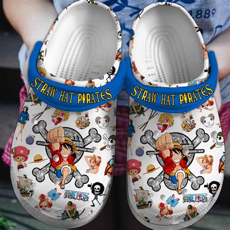One Piece Anime TV Series Crocs Crocband Clogs Shoes Comfortable For