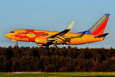 Southwest Airlines New Mexico One Sunset Arrival At Bwi Flickr