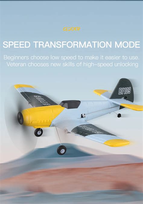 Bf Rc Plane G Ch Epp Foam Remote Control Fighter Fixed Wingspan