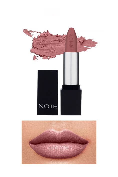 Note Cosmetics Mattever Lipstick Yarı Mat Saten Bitişli Ruj Unconventional Rose Koyu Nude