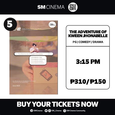 SM City Manila on Twitter: "Check out our June 21, 2023 screening schedule at #SMCinemaManila ...