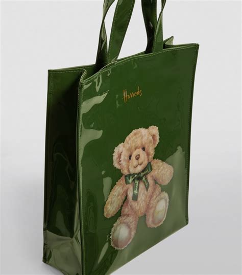 Womens Harrods Green Medium Jacob Bear Shopper Bag Harrods Us