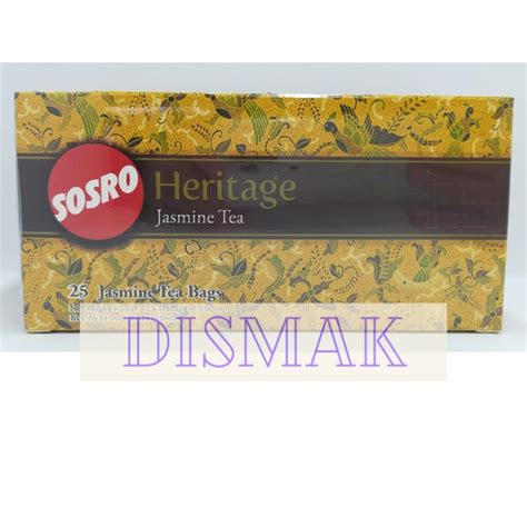 Jual Teh Sosro Celup Heritage Jasmine Tea Di Lapak Dismak Bukalapak