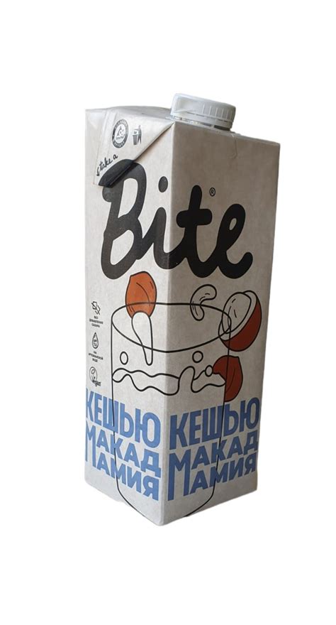 Молоко Кешью-макадамия, Bite, 1000 мл в Калининграде | «100% БИО»