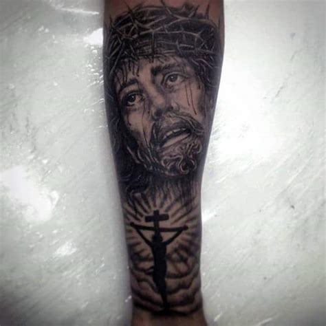 List 97 Wallpaper Jesus Cross Tattoo Forearm Completed