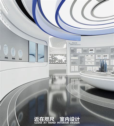 现代极简科技展厅设计近在咫尺设计 站酷zcool