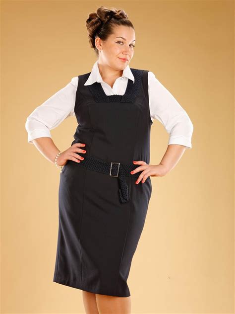 Зимний сарафан для полных женщин своими руками с фото