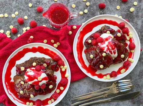 Hot Cross Bun French Toast With Raspberry Coulis Just A Mum S Kitchen
