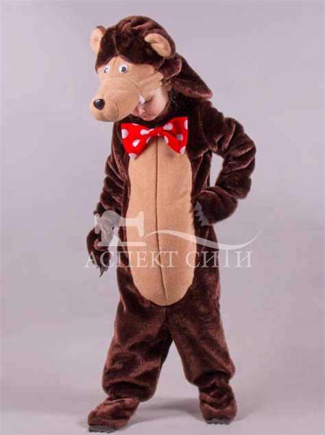 Костюм Медведя детский (комбинезон, шапка, рукавицы) | «Аспект-Сити»