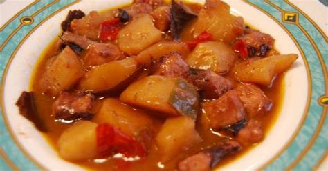 Guiso De Pulpo Con Patatas Pulpo Guisado Cocina F Cil Guisos