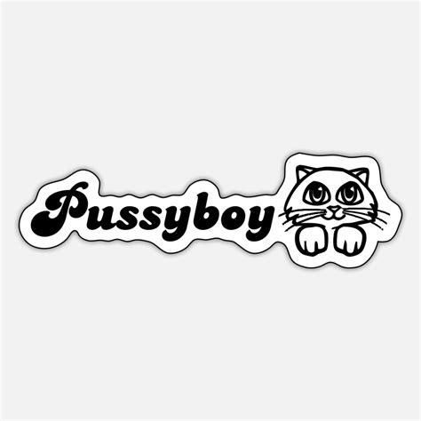 Pussy Stickers Unique Designs Spreadshirt