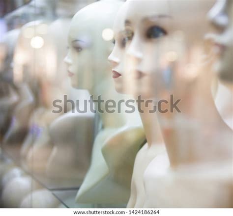Naked Female Mannequins Shop Window Closeup Stock Photo Shutterstock
