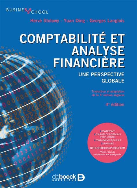 Comptabilité et analyse financière De Boeck Supérieur