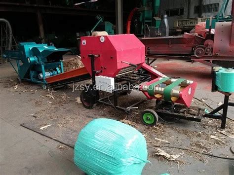 High Efficiency Diesel Engine Driven Round Baler For Sale Silage