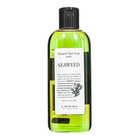 Lebel Natural Hair Soap Treatment Seaweed - Шампунь с морскими ...